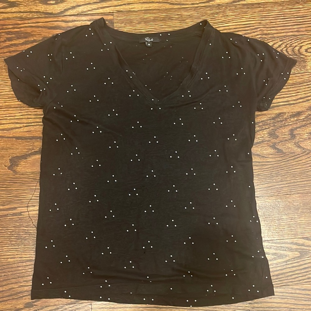 Stars black t shirt